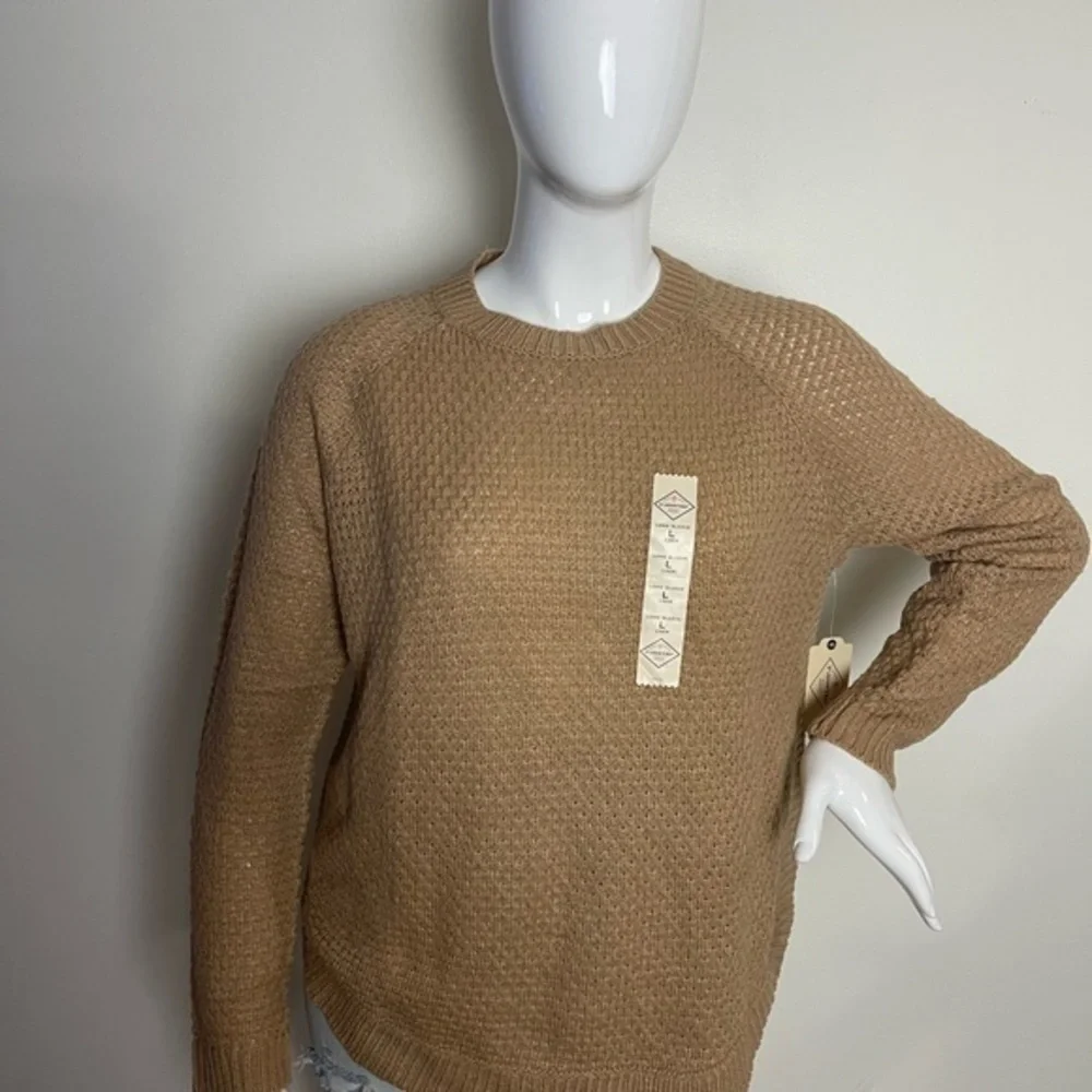 St. John's Bay Womens Crew Neck Long Sleeve Pullover‎ Sweater size L